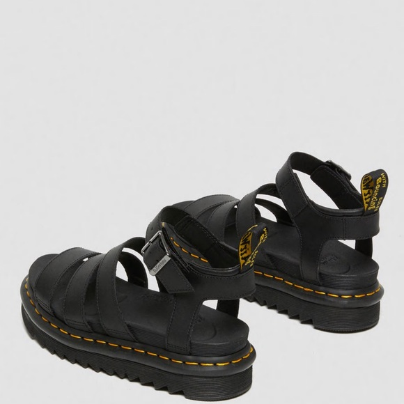 Dr Martens Blaire Hydro Leather Strap Sandals - Picture 3 of 6